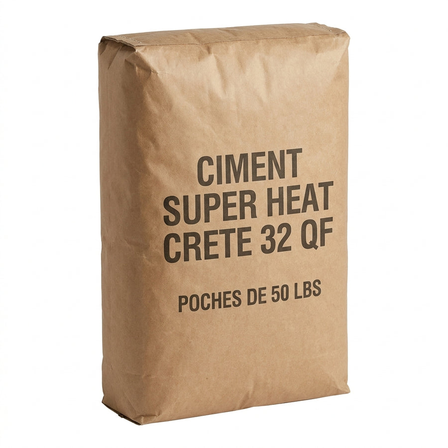 SUPER HEAT CRETE 32 QF CEMENT 50 LBS BAGS – SIMONEAU - PARTS STORE