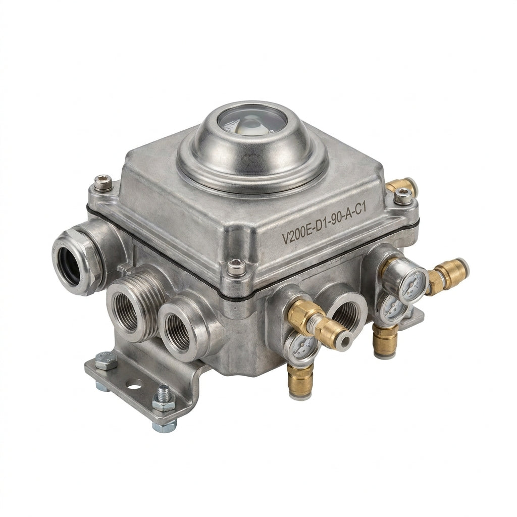 ELECTRO-PNEUMATIC POSITIONER 4-20MA VAC ASSEMBLY V200E-D1-90-A-C1 ...